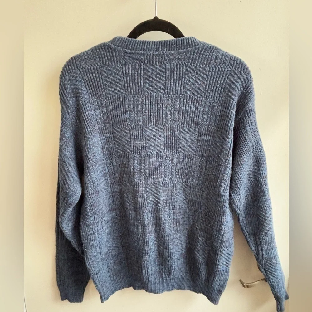Oscar De La Renta‎ Grandpa Crewneck Sweater small vintage 90’s retro winter